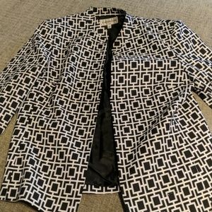 Evan picone open blazer